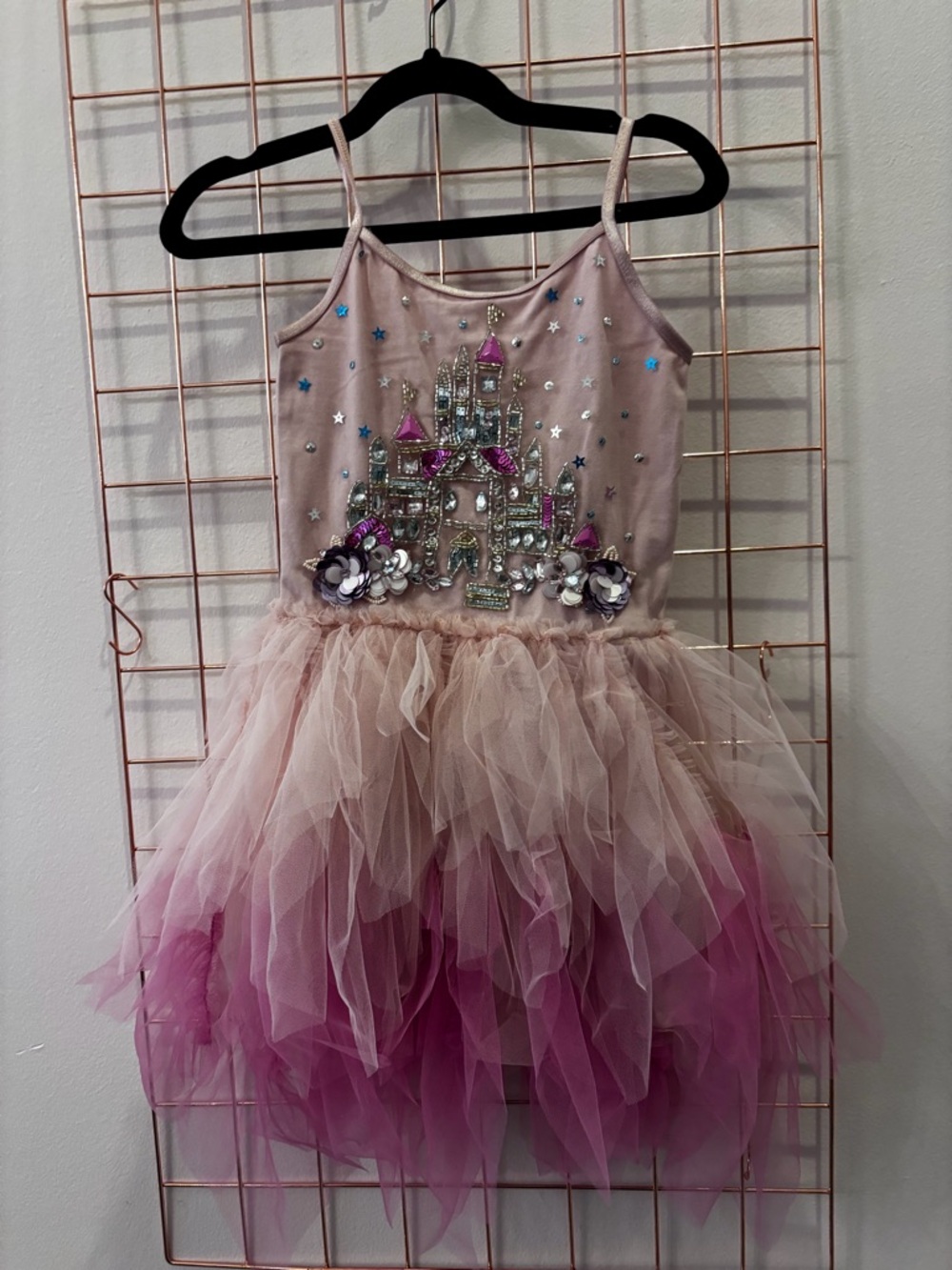 Ooh! La, La! Couture Pink Ombre Castle Tulle Dress